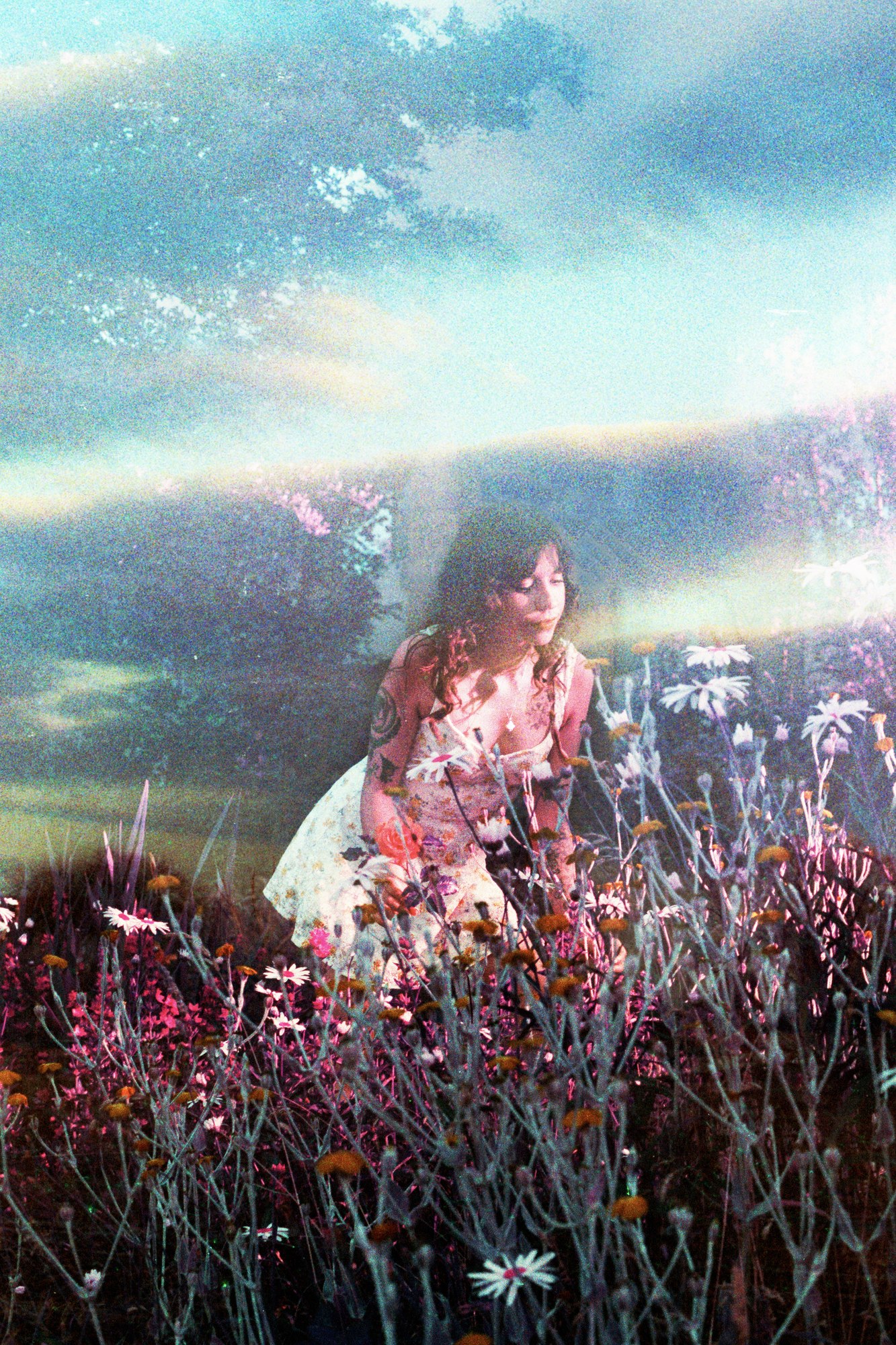 Last Summer's Daydream — Mayra Rae, double exposure, 2023