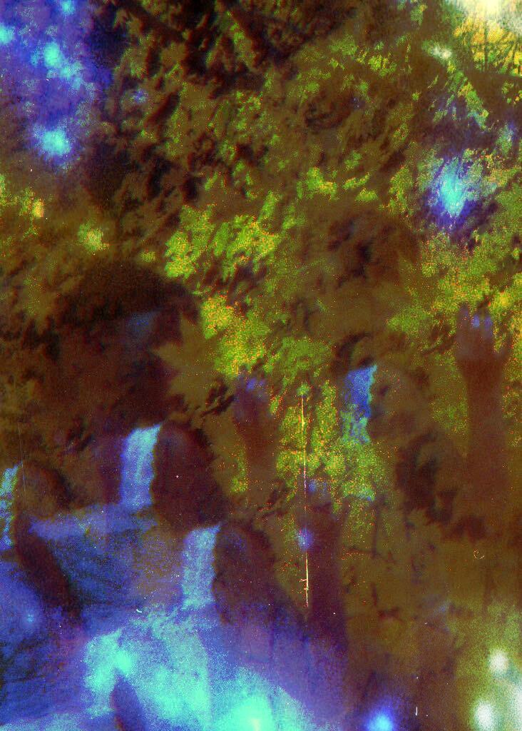 Neon Ghost — Mayra Rae, 35mm film self-portrait, 2023